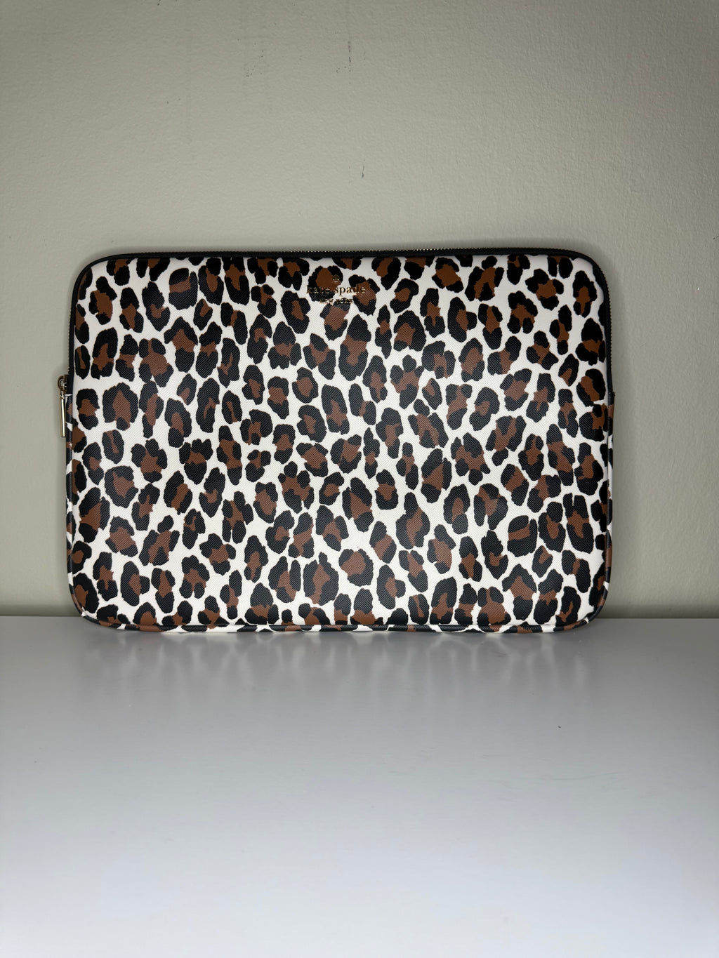 Kate Spade Madison Spotted Leopard Laptop Sleeve
