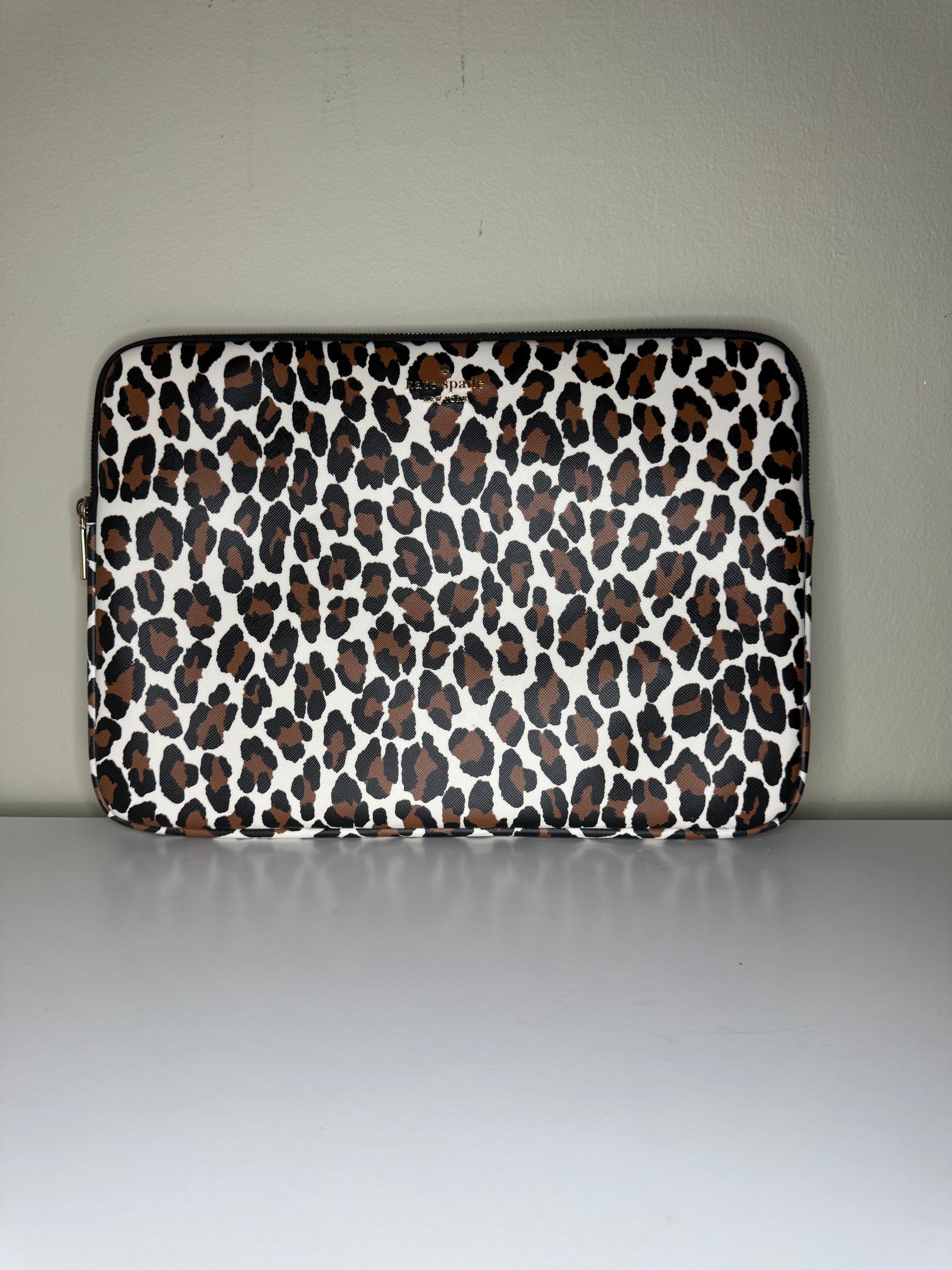Kate Spade Madison Spotted Leopard Laptop Sleeve
